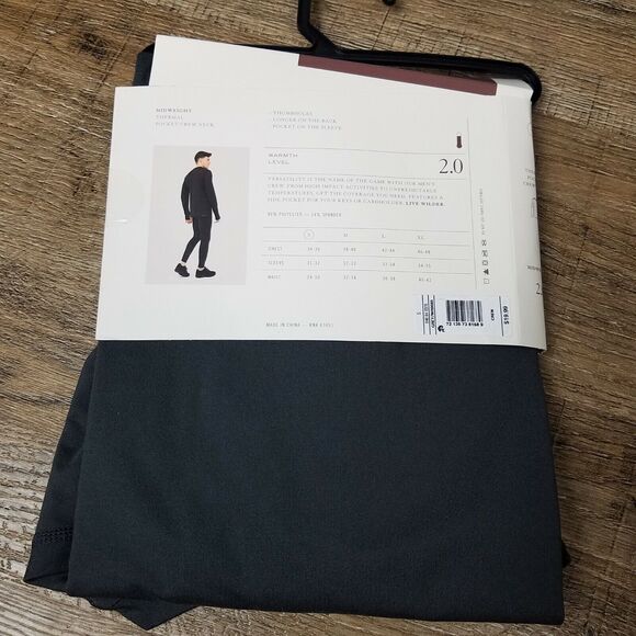 Terramar NWT Wilder Collection Mid Weight Thermal Pocket Crew Neck 2.0 Gray Sz S - Picture 3 of 3